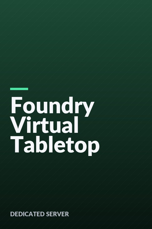 Foundry Virtual Tabletop